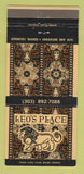 Matchbook Cover - Leo's Place Denver Colorado 30 Strike