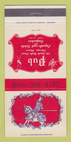 Matchbook Cover - Pub Restaurant Chicago IL 30 Strike