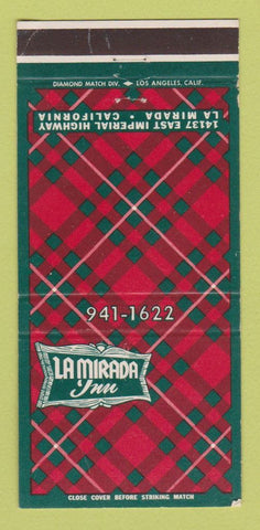 Matchbook Cover - La Mirada Inn CA WEAR 30 Strike