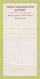 Matchbook Cover - Les Voyageurs Restaurant Minneapolis MN Airport 30 Strike