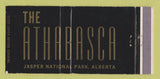 Matchbook Cover - Athabasca Jasper National Park AB 30 Strike