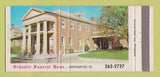 Matchbook Cover - Schisler Funeral Home Northampton PA 30 Strike