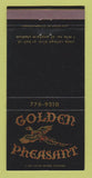 Matchbook Cover - Golden Pheasant Anaheim CA restaurant 30 Strike
