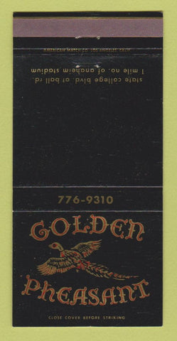 Matchbook Cover - Golden Pheasant Anaheim CA restaurant 30 Strike