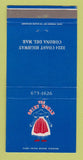 Matchbook Cover - The Quiet Woman Corona Del Mar CA restaurant 30 Strike