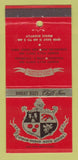 Matchbook Cover - Robert Hill's Chef's Inn Pasadena Corona Del Mar CA 30 Strike