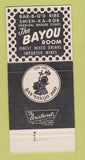 Matchbook Cover - Halleman's Cotton Patch San Diego CA 30 Strike