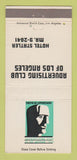 Matchbook Cover - Advertising Club of Los Angeles CA 30 Strike