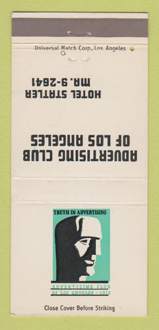 Matchbook Cover - Advertising Club of Los Angeles CA 30 Strike