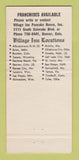 Matchbook Cover - Village Inn Pancake House Las Vegas NV 30 Strike