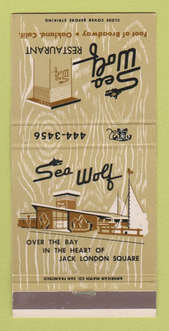 Matchbook Cover - Sea Wolf Restaurant Oakland CA 30 Strike