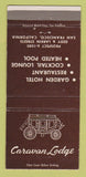 Matchbook Cover - Caravan Lodge San Francisco CA 30 Strike