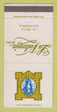 Matchbook Cover - La Valencia Hotel La Jolla CA 30 Strike