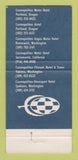 Matchbook Cover - Cosmpolitan Motor Hotels Portland OR Sacramento 30 Strike