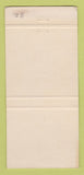 Matchbook Cover - Three Thieves Colorado Spprings 30 Strike