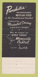 Matchbook Cover - Panchito's Mexican Restaurant San Gabriel CA 30 Strike