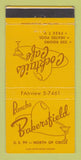 Matchbook Cover - Rancho Bakersfield CA Motel 30 Strike