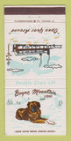 Matchbook Cover - Boyne Mountain Lodge  Boye Falls MI 30 Strike