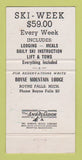 Matchbook Cover - Boyne Mountain Lodge  Boye Falls MI 30 Strike