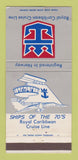 Matchbook Cover - Royal Caribbean Cruise Line WEAR 30 Strike