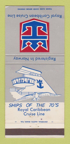 Matchbook Cover - Royal Caribbean Cruise Line WEAR 30 Strike