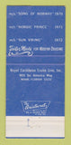 Matchbook Cover - Royal Caribbean Cruise Line WEAR 30 Strike