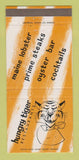 Matchbook Cover - Hungry Tiger Restaurants Sherman Oaks Hollywood CA 30 Strike