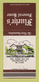 Matchbook Cover - Fluehr's Funeral Home Philadelphia PA 30 Strike