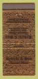 Matchbook Cover - Rybicki Son Funeral Home Garfield Heights OH 30 Strike