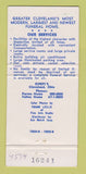 Matchbook Cover - Ripepi Parma Funeral Home OH 30 Strike