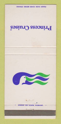Matchbook Cover - Princess Cruises girlie 30 Strike