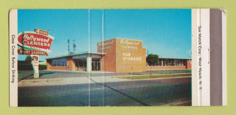Matchbook Cover - Hollywood Cleaners Cleveland OH 30 Strike