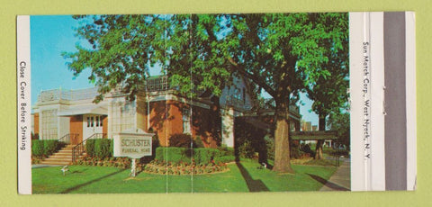 Matchbook Cover - Schuster Funeral Homes Cleveland? OH 30 Strike