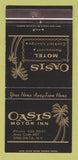 Matchbook Cover - Oasis Motor Inn Oneonta NY 30 Strike