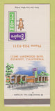 Matchbook Cover - Empire Motel Downey CA 30 Strike