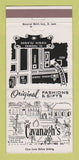 Matchbook Cover - Cavanagh's Clothes Gifts St Thomas Virgin Islands 30 Strike