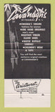 Matchbook Cover - Cavanagh's Clothes Gifts St Thomas Virgin Islands 30 Strike