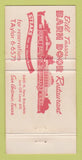 Matchbook Cover - Barn Door Restaurant San Antonio TX 30 Strike