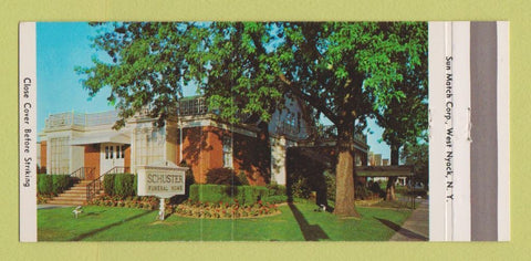 Matchbook Cover - Schuster Funeral Homes Cleveland? OH 30 Strike