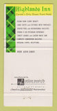 Matchbook Cover - Highlands Inn Carmel by the Sea CA 30 Strike