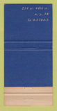 Matchbook Cover - Sardi's Restaurant New York City WEAR 30 Strike