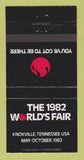 Matchbook Cover - 1982 World's Fair Knoxville TN 30 Strike