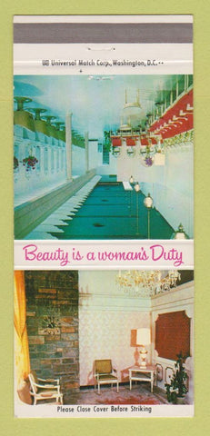 Matchbook Cover - Virginia Square Beauty Salon Arlington VA 30 Strike