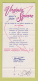 Matchbook Cover - Virginia Square Beauty Salon Arlington VA 30 Strike