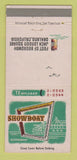 Matchbook Cover - Showboat Restaurant Oakland CA 30 Strike