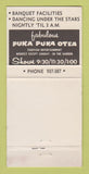 Matchbook Cover - Queen's Surf  girlie Hawaii 30 Strike