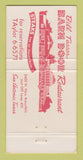 Matchbook Cover - Barn Door Restaurant San Antonio TX 30 Strike