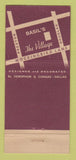 Matchbook Cover - Basil's Restaurant Highland Park Village Dallas TX 30 Stick