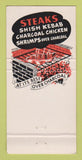 Matchbook Cover - George Diamond Steaks Chicago IL 30 Strike