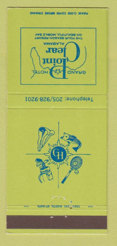 Matchbook Cover - Grand Hotel Point Clear AL 30 Strike